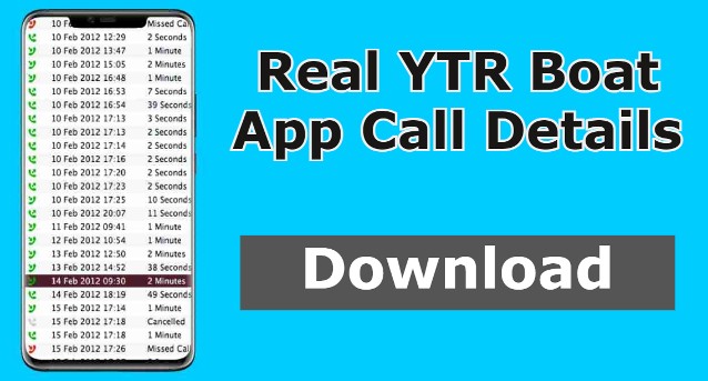 Real YTR Boat Call Details